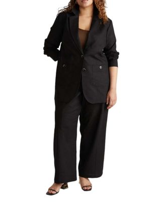 Women's Plus Coastal Linen Pants