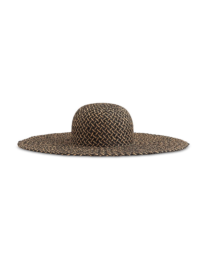 Reiss Sonia Straw Hat In Brown