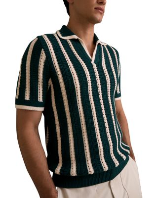 REISS - Duncan Textured Polo Shirt