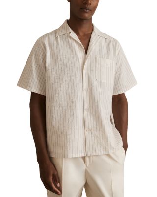 REISS - Easton Seersucker Cuban Shirt