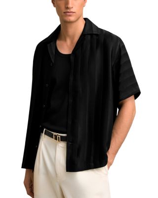 REISS - Melba Jacquard Cuban Shirt