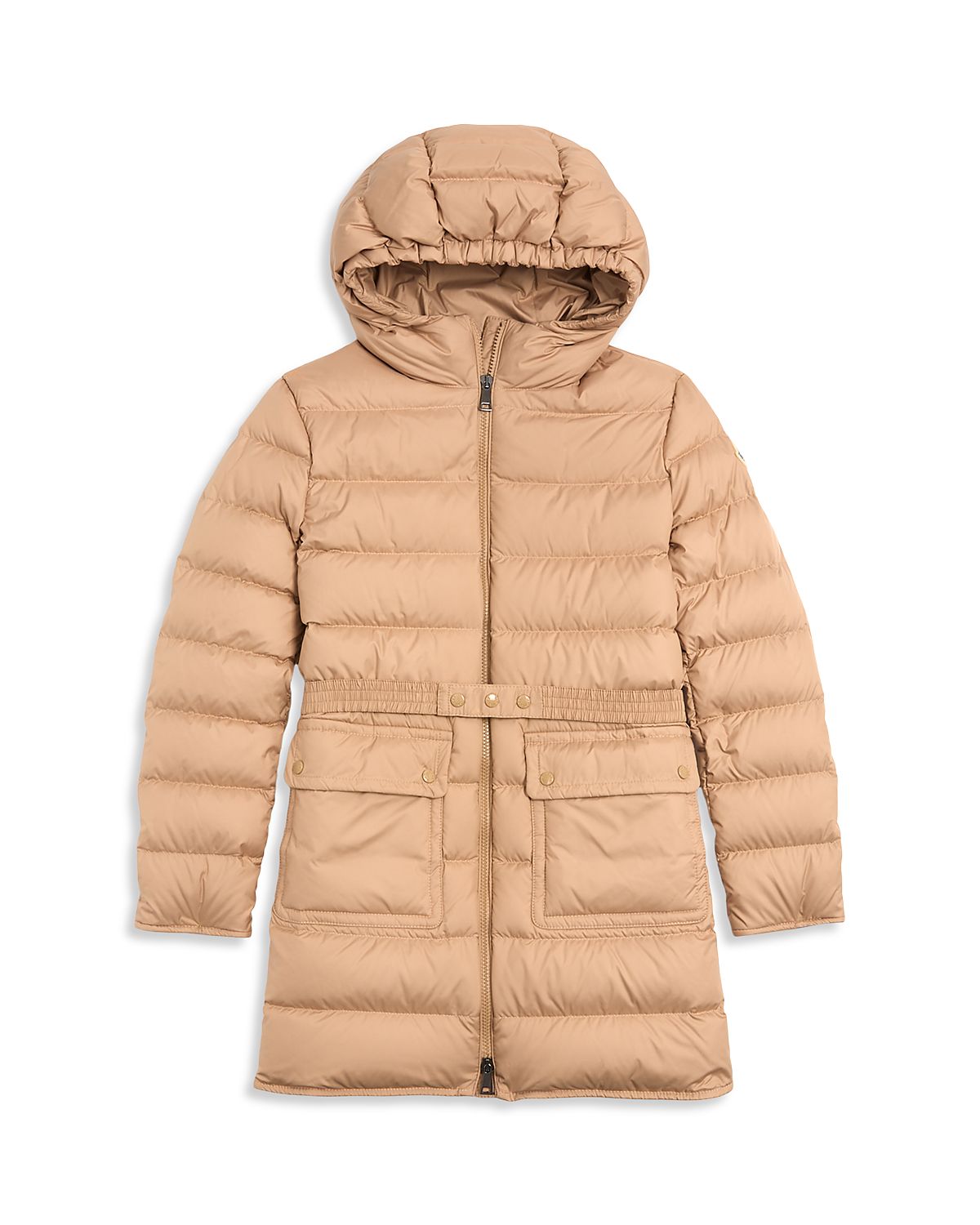 Moncler Girls' Pasenza Down Puffer Long Coat - Big Kid