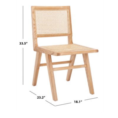 Hattie French Cane Dining Chairs, Set of 2