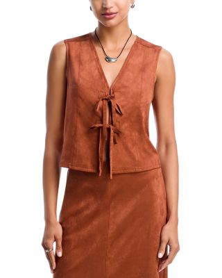 Regal Poise Faux Suede Vest