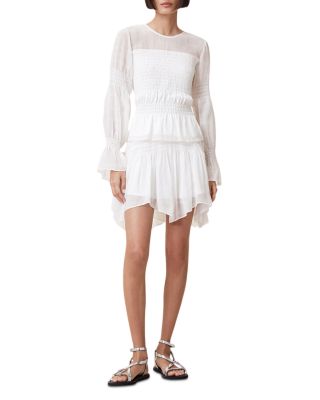 Pamela Shirred Peplum Top