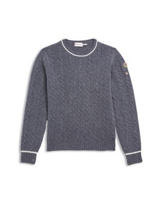 Boys' Crew Neck Cable Knit Sweater - Big Kid