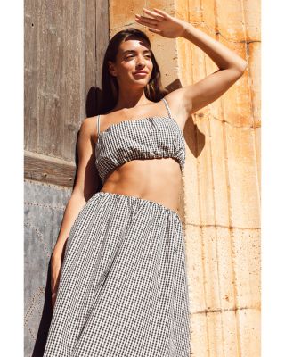 Gingham Crop Top