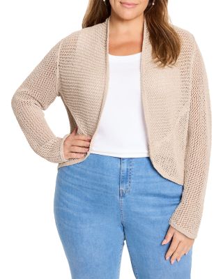 NIC+ZOE Plus - Mesh Cocoon Cardigan