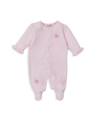 Girls' Velour Footie One Piece - Baby