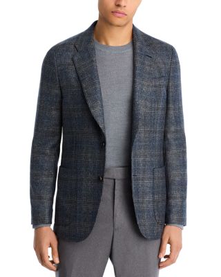 M&amp;eacute;lange Plaid Soft Jacket