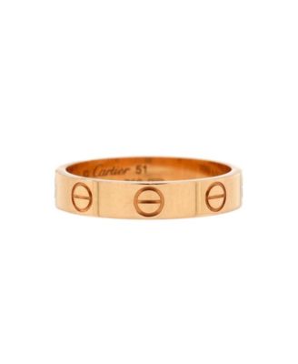 Pre-Owned Cartier - Love Wedding Band Ring 18K Rose Gold