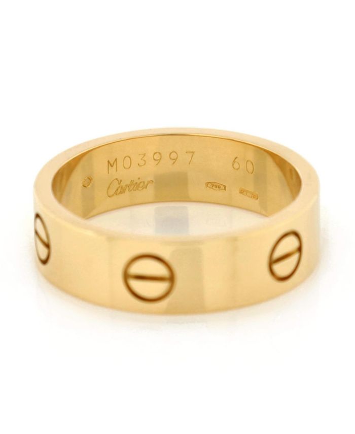 Love Band Ring 18K Gold