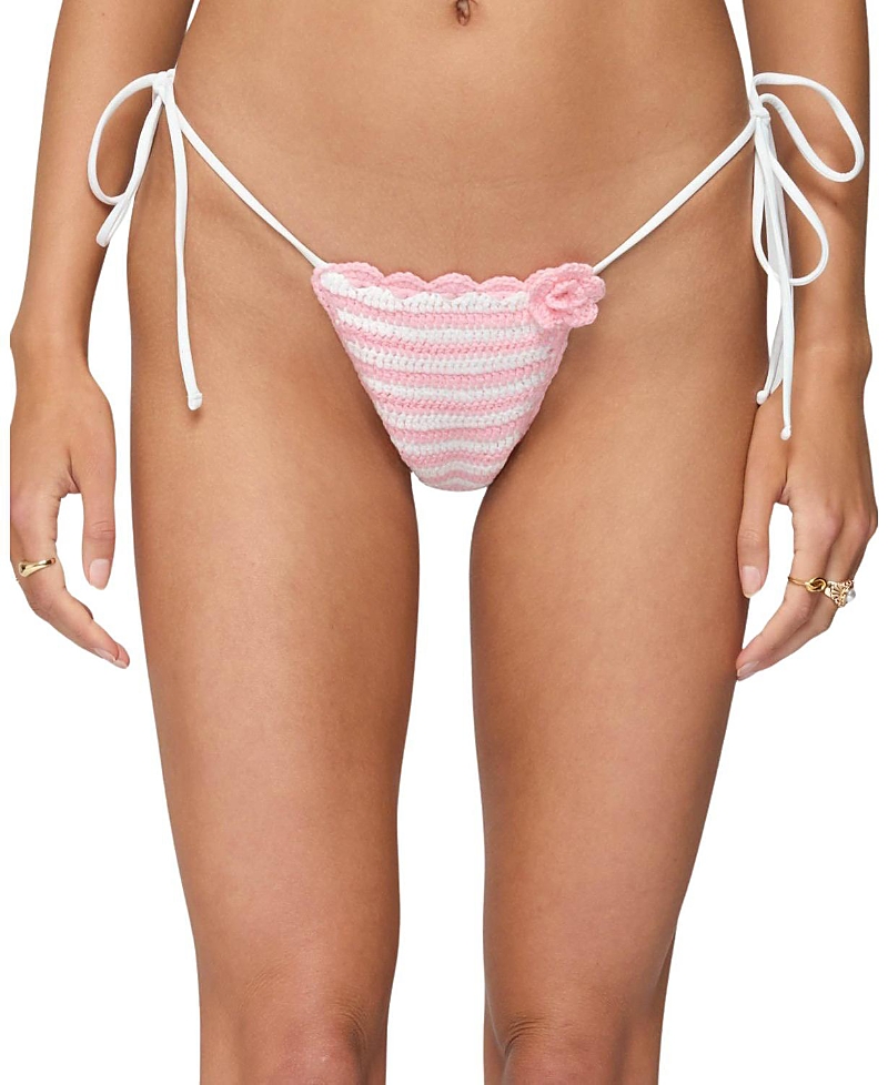 Edikted Azalea Crochet String Bikini Bottom