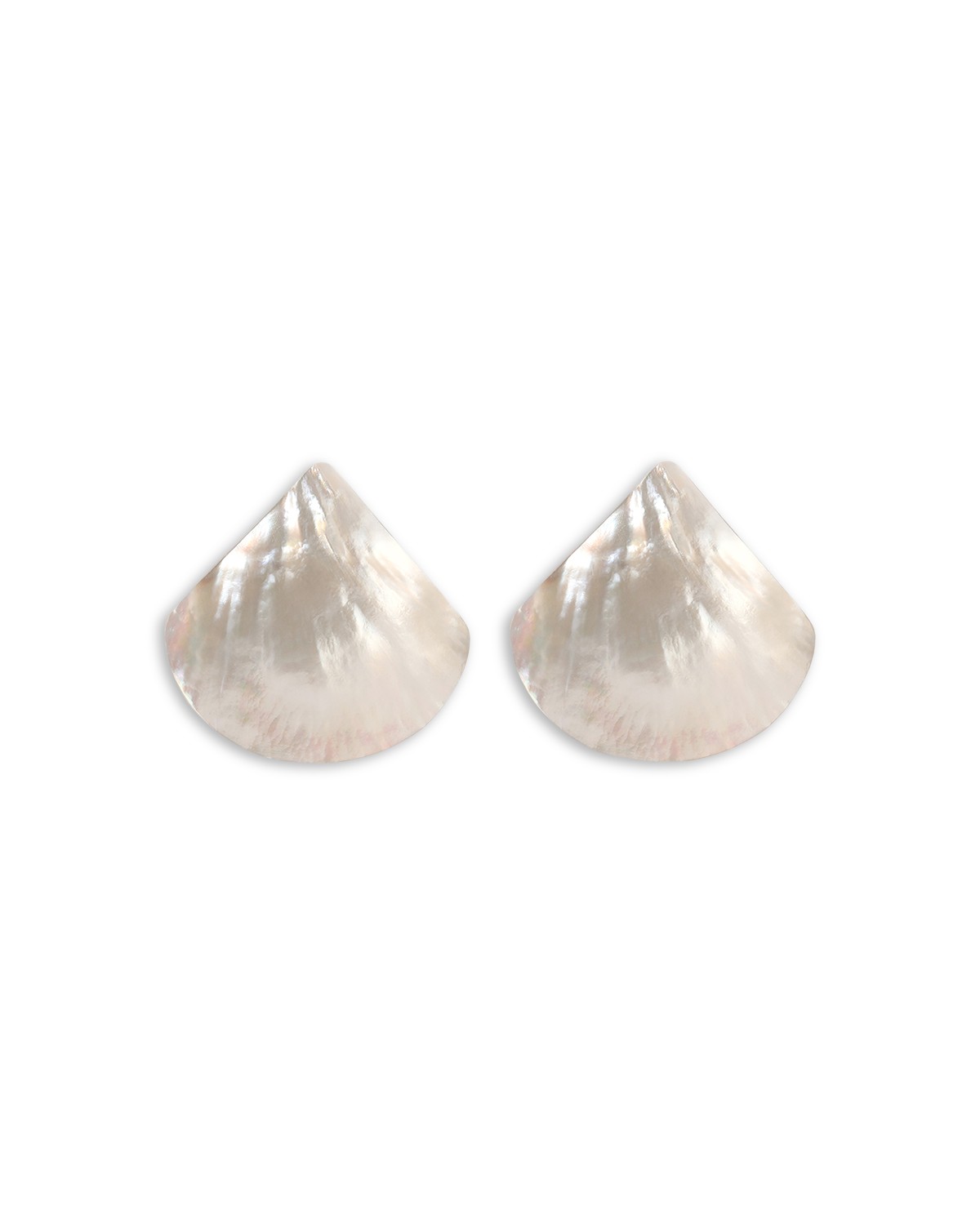 Rising Tide Mother Of Pearl Statement Stud Earrings