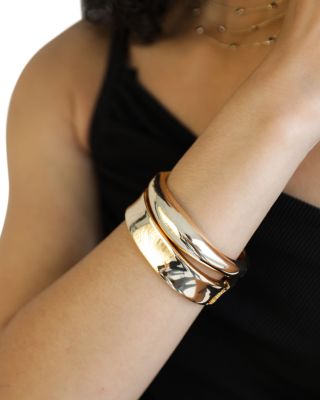 Double Golden Bangle Set