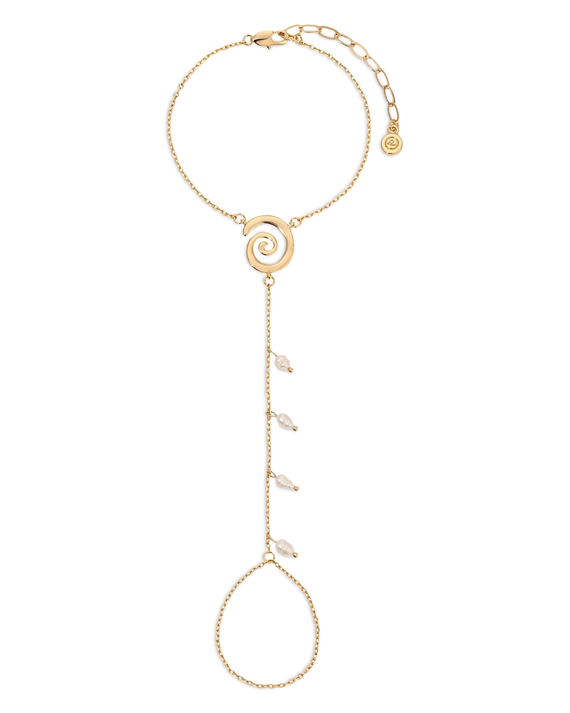 Ettika Aura Cultured Freshwater Pearl Hand Chain