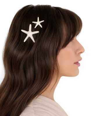 Starfish Hair Barrettes, Set of 2