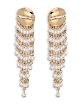 Mykonos Shell Dangle Earrings