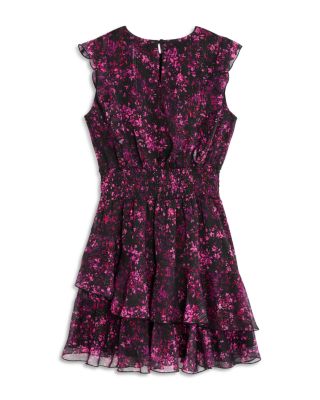 Girls' Ruffle Chiffon Mini Dress, Littie Kid, Big Kid - Exclusive