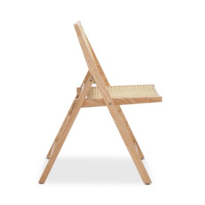 Desiree Cane Folding Dining Chairs, Set of 2