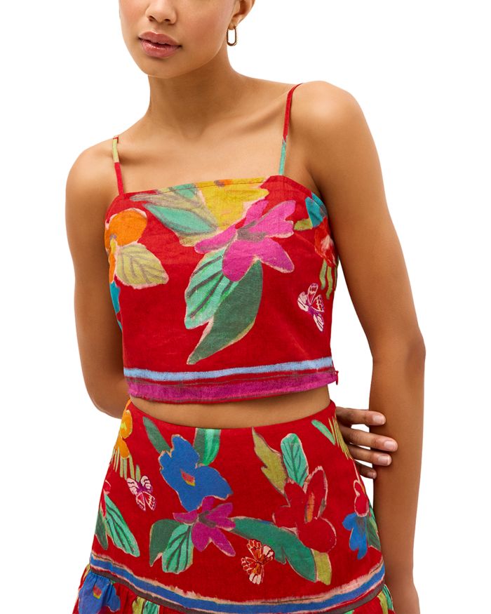 Wyatt Printed Crop Top