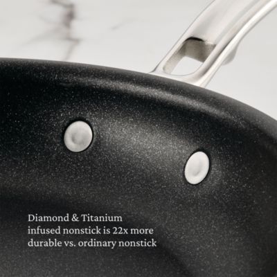 ProBond&amp;reg; Luxe 12.5&amp;quot; Professional Clad Stainless Steel Skillet with TITUM Nonstick