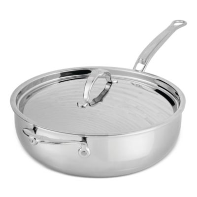ProBond&amp;reg; Luxe 5-Quart Professional Clad Stainless Steel Essential Pan with Lid