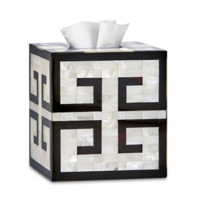 Greek Key Tissue Box