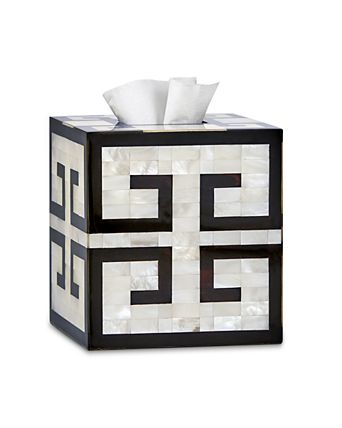 Greek Key Tissue Box