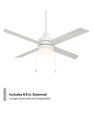  Limited Fans Quade 52in Selectable 2700-3000-4000-5000K LED Indoor or Outdoor Pull Chain Ceiling Fan