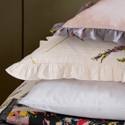 Heather Floral Satin  Comforter Set, Full/Queen