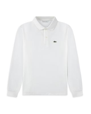 Lacoste - Boys' Long Sleeve Pique Polo - Big Kid