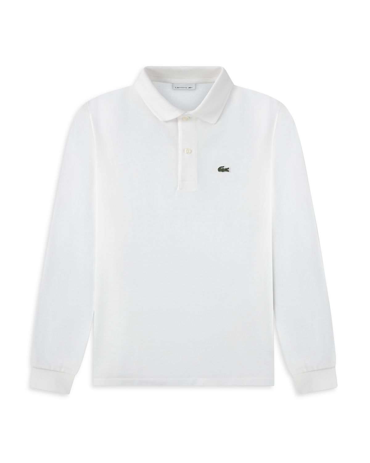 Lacoste Boys' Long Sleeve Pique Polo - Big Kid