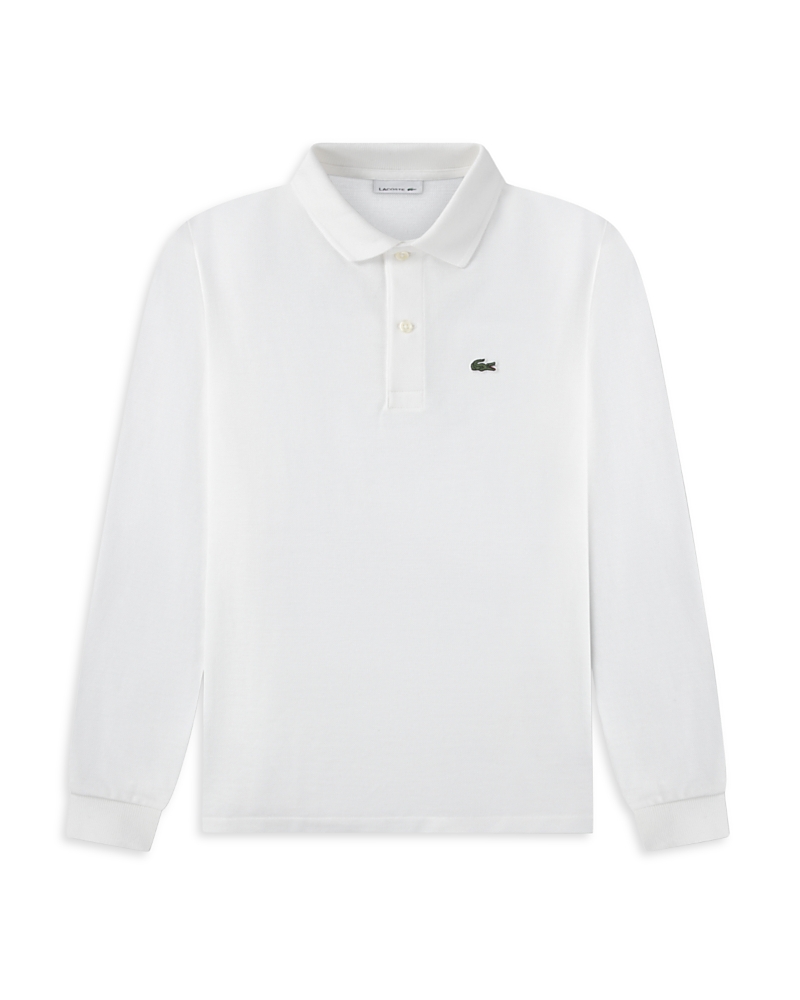 Lacoste Boys' Long Sleeve Pique Polo - Big Kid