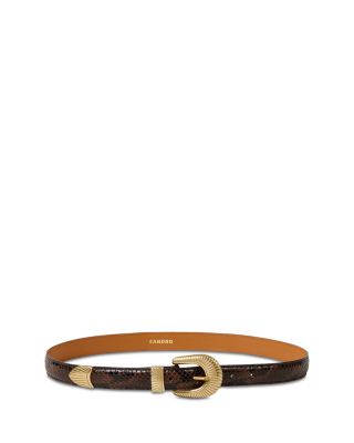 Snake-Effect Belt