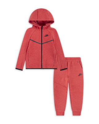 Boys' Nike Tech Fleece Hooded Full Zip Set - Little Kid