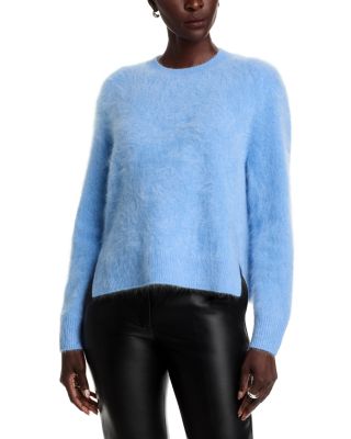 100% Cashmere Brushed Saddle Shoulder Sweater - Exclusive