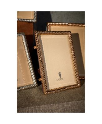 Deco Twist Platinum Frame, 5 x 7"