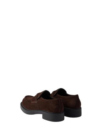  Men's Chocolate Suede Loafers