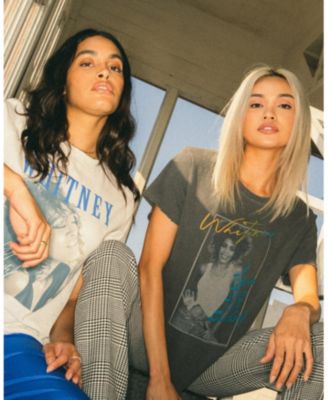  Women's Whitney Houston I Wanna Dance Vintage Tee