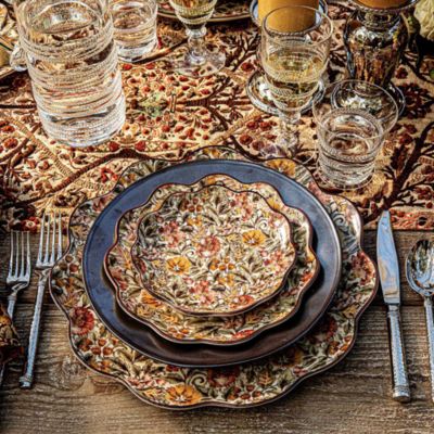 Willa Amber Charger/Platter