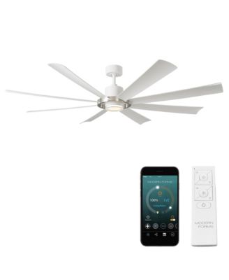 Fans Aura 72in Selectable 2700-3000-4000-5000K LED Indoor or Outdoor Smart Home Ceiling Fan