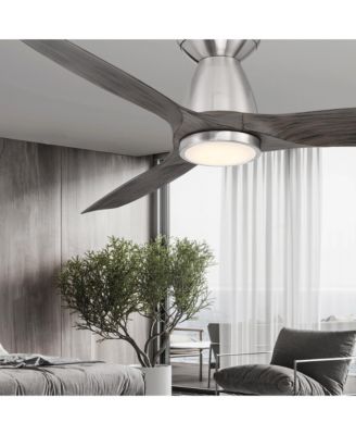  Fans Skylark 54in Selectable 2700-3000-4000-5000K LED Indoor or Outdoor Flushmount Smart Home Ceiling Fan