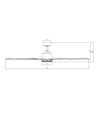 Size Matters 65" Indoor or Outdoor Smart Home Ceiling Fan
