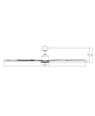 Fans Size Matters 84in Indoor or Outdoor Smart Home Ceiling Fan