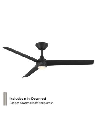 Fans Pisces 54in Selectable 2700-3000-4000-5000K LED Indoor or Outdoor Smart Home Ceiling Fan