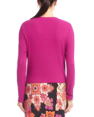 Drape Crossover Hem Top