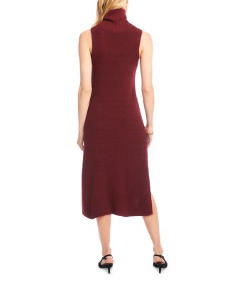 Sleeveless Turtleneck Sweater Dress