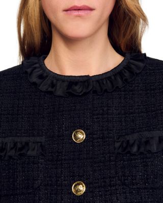 Ruffled Tweed Jacket