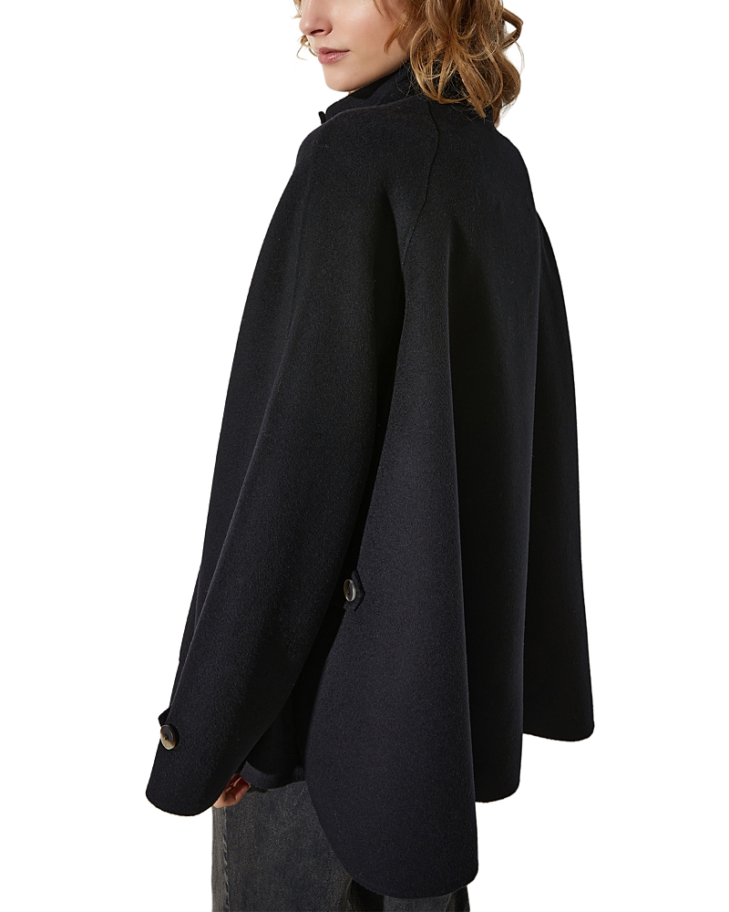 Max & Co . Wool A Line Jacket In Black
